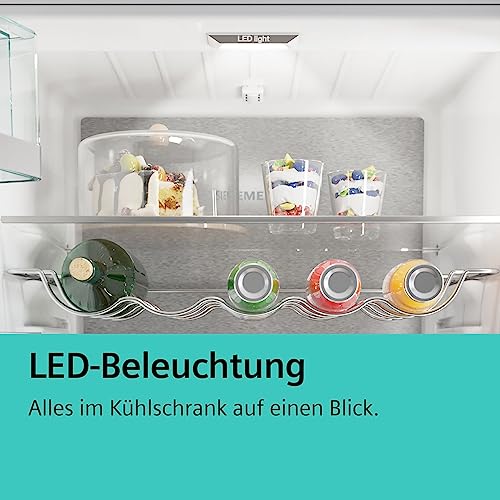 SIEMENS (KF96IAPEA) iQ500 NoFrost Smart French-Door Refrigerator: Ice and Water Dispenser, Anti-Fingerprint
