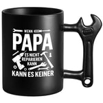 PAPA Ceramic Mug for Father's Day Gift with Wrench Handle