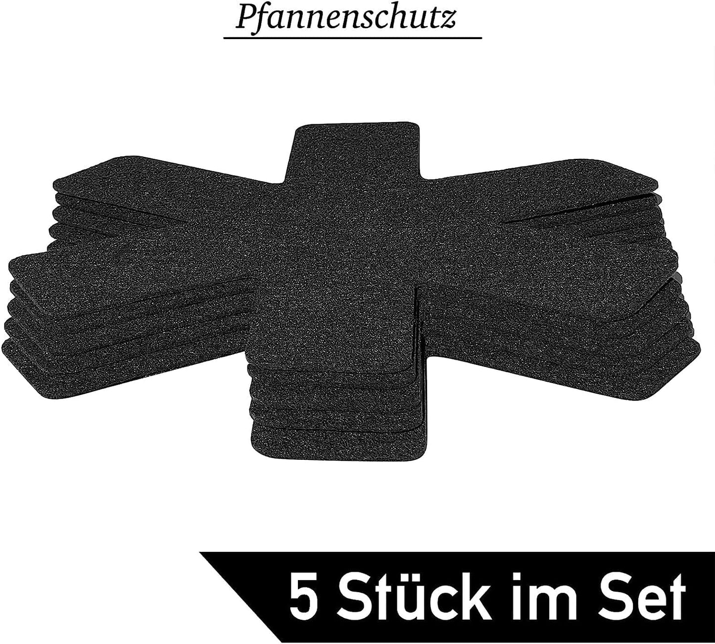 Emmy Home Felt Pan Protectors (5 pieces): Stacking Protection, Trivet