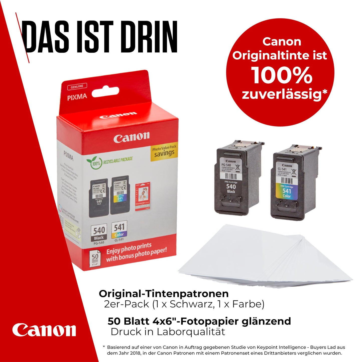 Canon Original Ink & Photo Paper Multipack (PG-540/CL-541) 2-pack