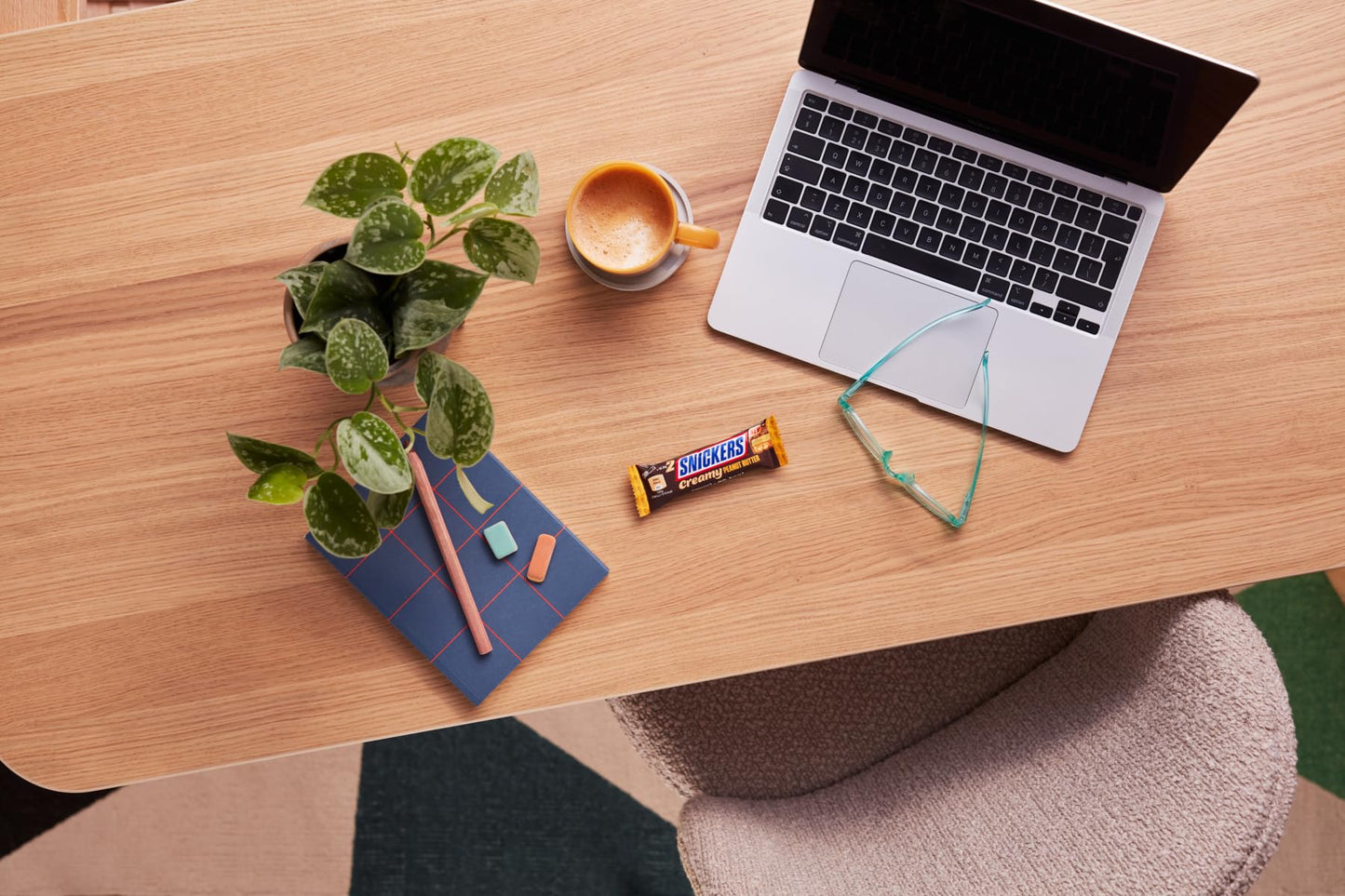 SNICKERS Creamy Peanut Butter Double Bar (24x 36.5g): XXL Chocolate Large Pack