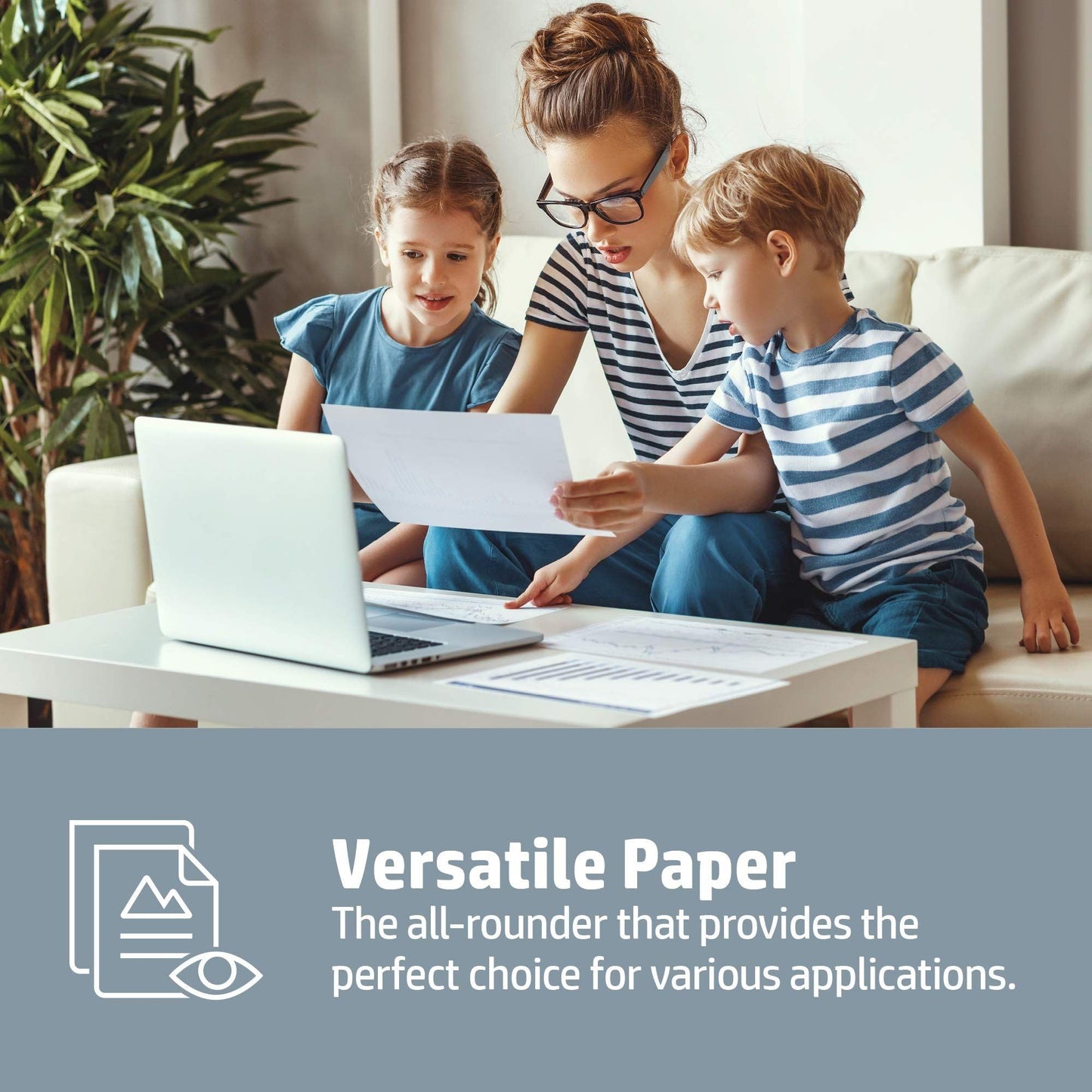 HP Copy Paper (CHP150) Home & Office | DIN A4 80g, White (2500 sheets: 5x500 sheets)