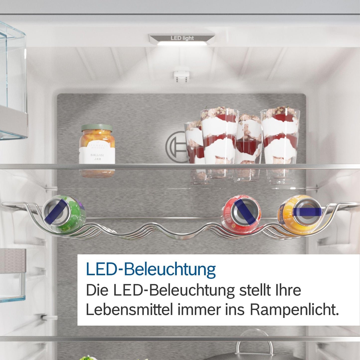 Bosch KGE49AICA Kühl-Gefrier-Kombination XXL VitaFresh: AntiFingerprint