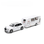 Modèle réduit de voiture Rolls Royce (Cullinan) avec son et lumière | Maquette camping (1/32)
