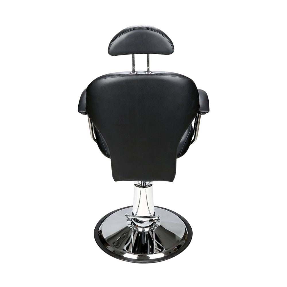 Barberpub hairdressing chair | Hydraulic, tilts up to 135° with gas spring lock, 360° rotatable