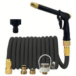 Expandable Magic Hose with Spray Gun | High Pressure Car and Garden Hose