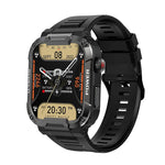 Montre intelligente militaire | Appel BT, suivi de la condition physique, étanche