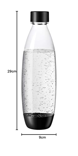 SodaStream 1L FUSE Bottles (Set of 2) | Dishwasher safe: BPA-free