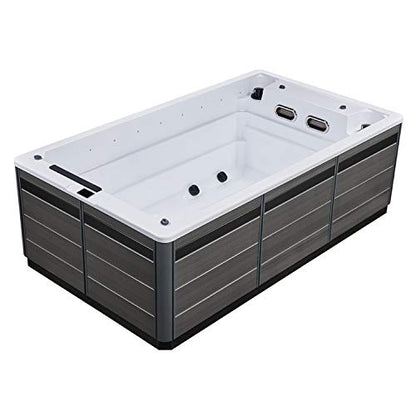 AWT AQART Design-SwimSpa für 4 Personen: Exklusive Whirlpool-Pool-Kombination