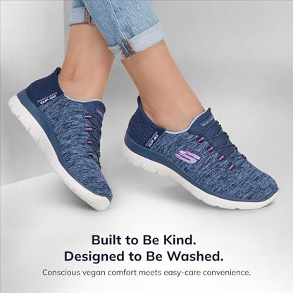 Skechers 'Summits Dazzling Haze' Slip-Ins Women's Sneakers (Navy)