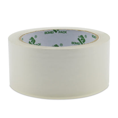 BOMEI PACK Parcel Tape Set | 6 rolls of clear 66m each + dispenser, versatile &amp; easy to unwind