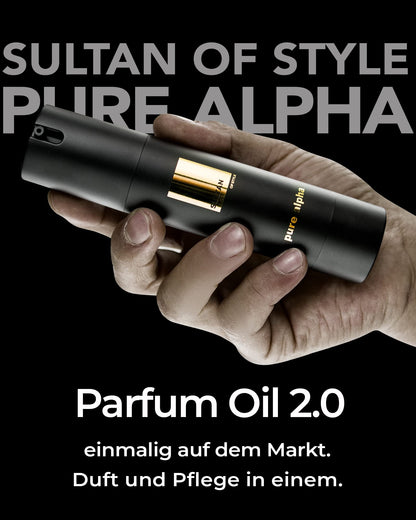 Sultan of Style 'Pure Alpha' Parfum Oil Herren | Würziger & Frischer Duft: 100% Alkoholfrei