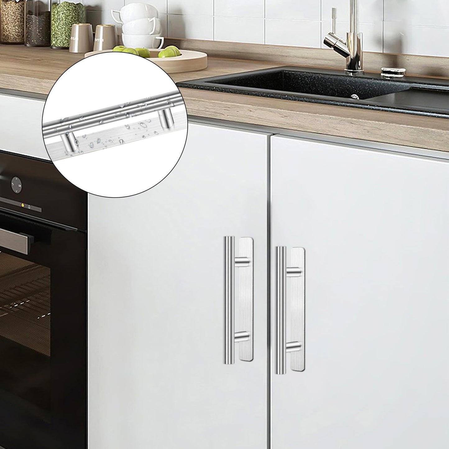 AOROPS Self-adhesive Door Handles | Stylish &amp; practical solution without drilling