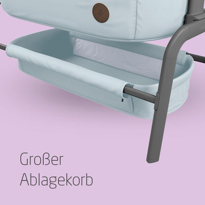 Maxi-Cosi Iora Baby Cot: Foldable Co-Sleeper, 0-6 months, max. 9 kg, 4 inclination and 5 height levels