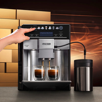 SIEMENS (EQ6 Plus S700 TE657503DE) fully automatic coffee machine: 1500W