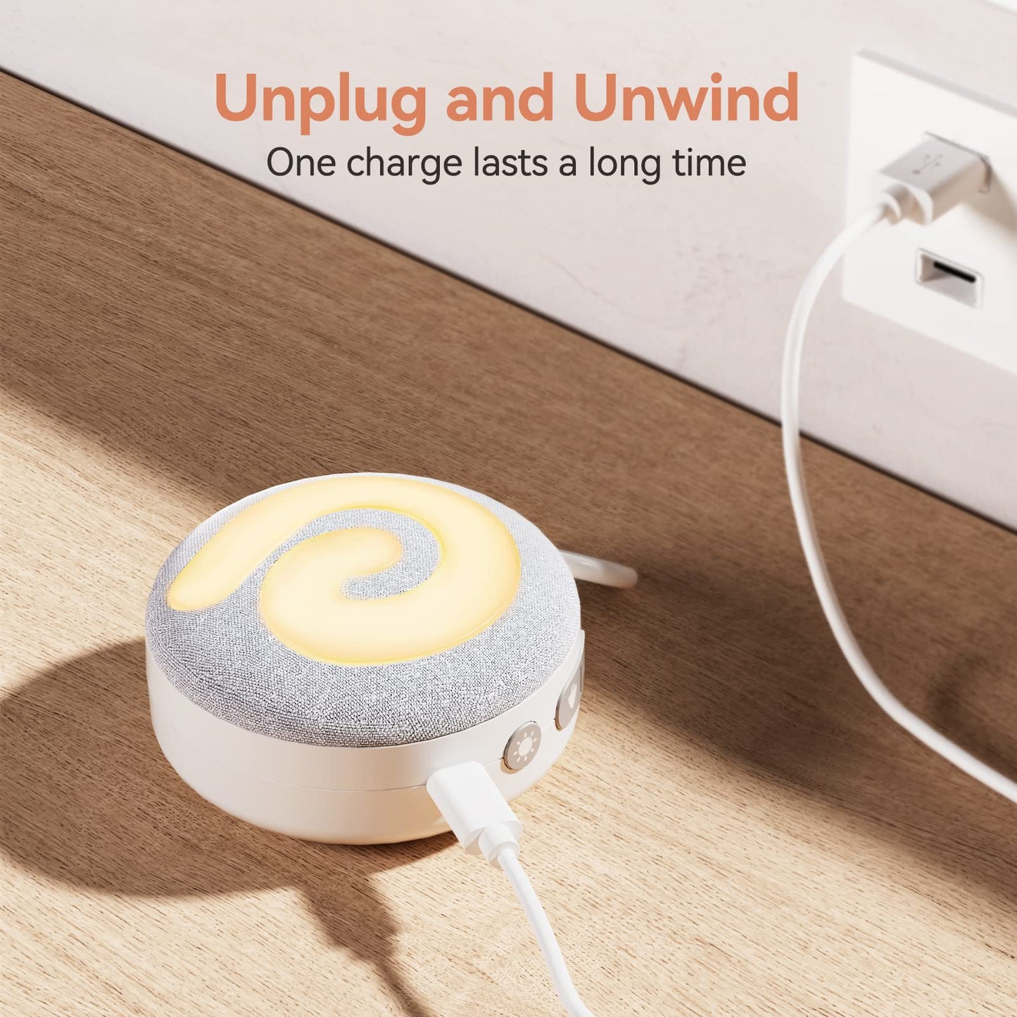 Dreamegg D11 Baby Sleep Aid: 21-Sound Machine, USB Rechargeable