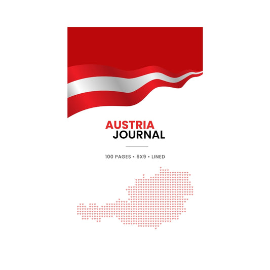 Austria Journal: 100 Pages - 6x9 Inch - Lined: Travel-Inspired Notebook - Perfect for Memories