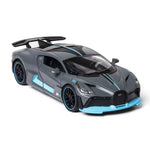 Bugatti Divo Model Car 1:32 | Metal Toy Car in Gray: Perfect for Collectors
