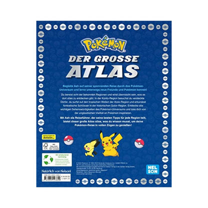Pokémon Handbuch: Der große Atlas - Reise mit Ash durch alle 8 Regionen