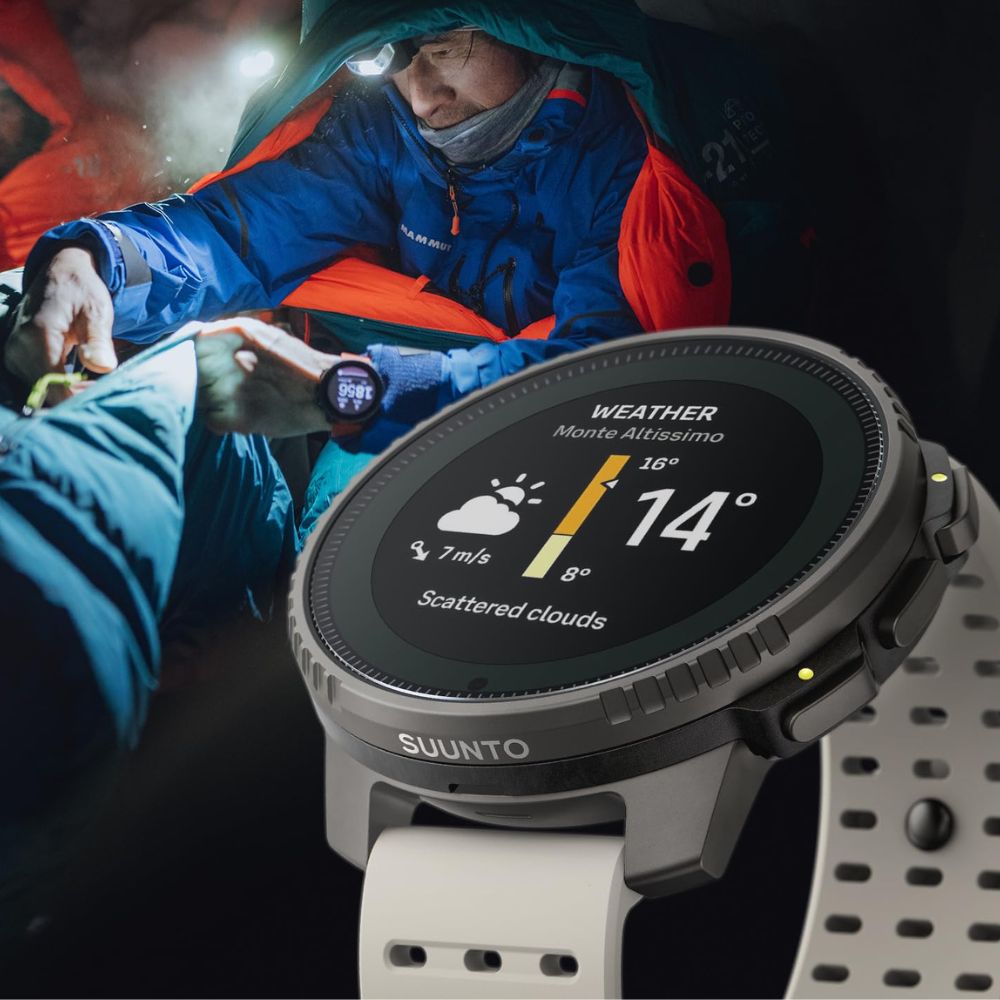 SUUNTO Vertical Adventure Watch: Dual-frequency GPS, solar, offline navigation, 65-day battery, up to 100m