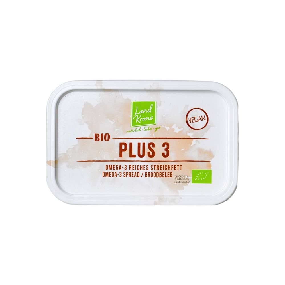 Landkrone Bio Plus 3 Brotaufstrich (6x250g) mit Raps- und Walnussöl