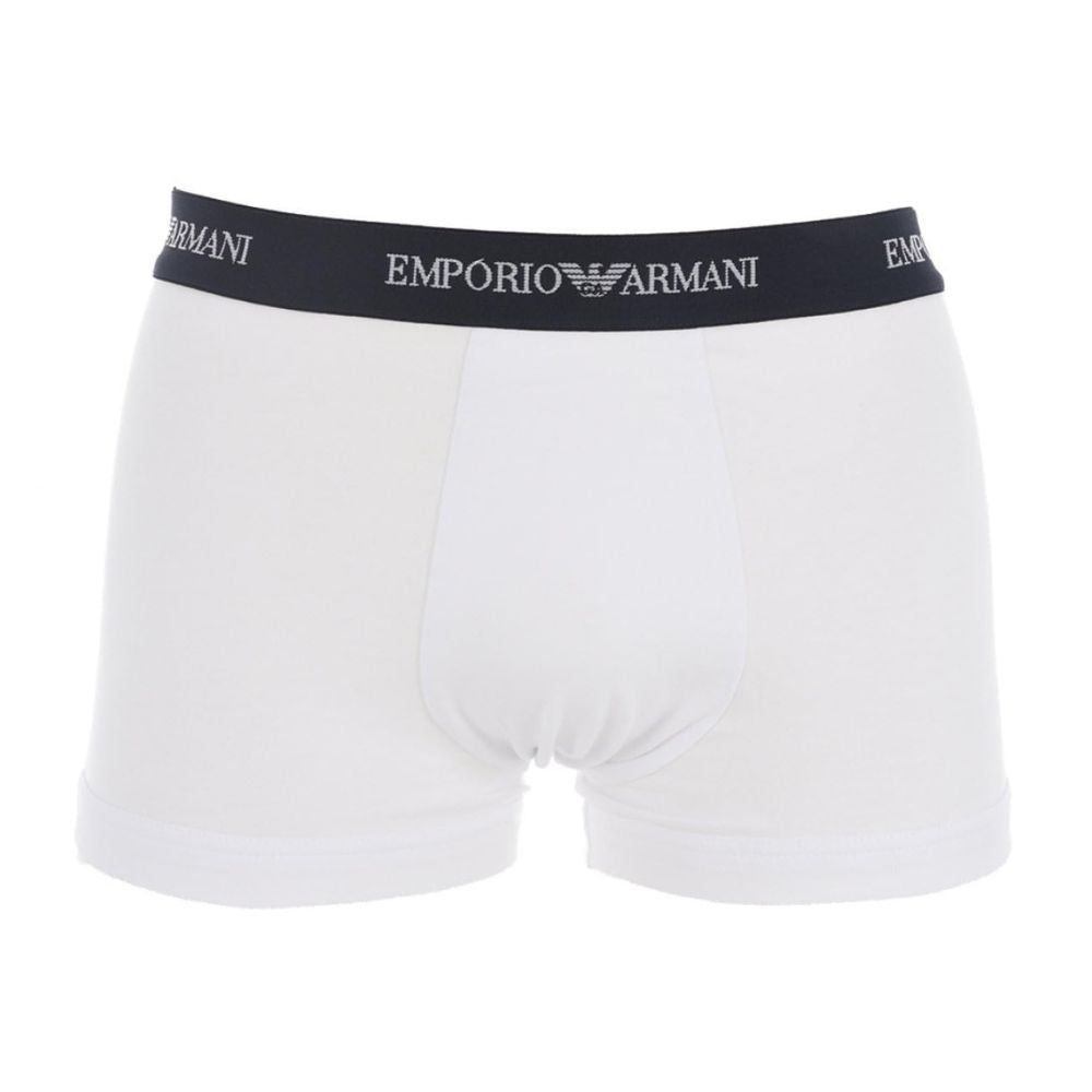 Emporio Armani men's boxer shorts (3-pack) with logo waistband: cotton stretch