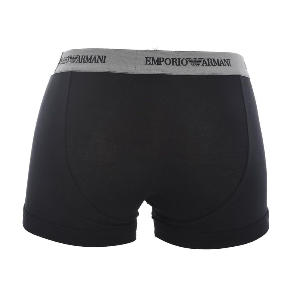 Emporio Armani men's boxer shorts (3-pack) with logo waistband: cotton stretch