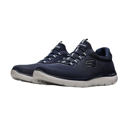 Skechers Summits Men's Sneaker - Navy Mesh Trim with Memory Foam Insole