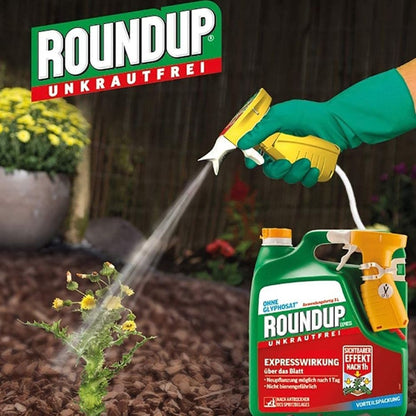 Roundup Unkrautfrei Express (5 Liter): Nachfüll-Kanister, Fertigmischung
