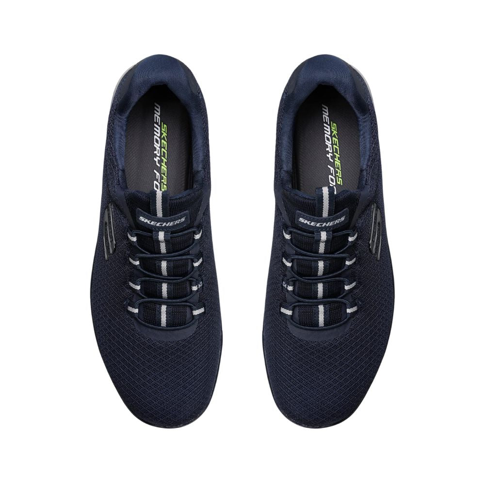 Skechers Summits Men's Sneaker - Navy Mesh Trim with Memory Foam Insole