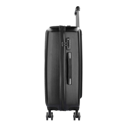 BUGATTI 'Lima 2.0 FL' hard-shell travel suitcase set (3 pieces) with double wheels, TSA lock 