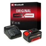 Einhell 18V 4.0 Ah PXC Starter Kit: Power X-Change battery & quick charger