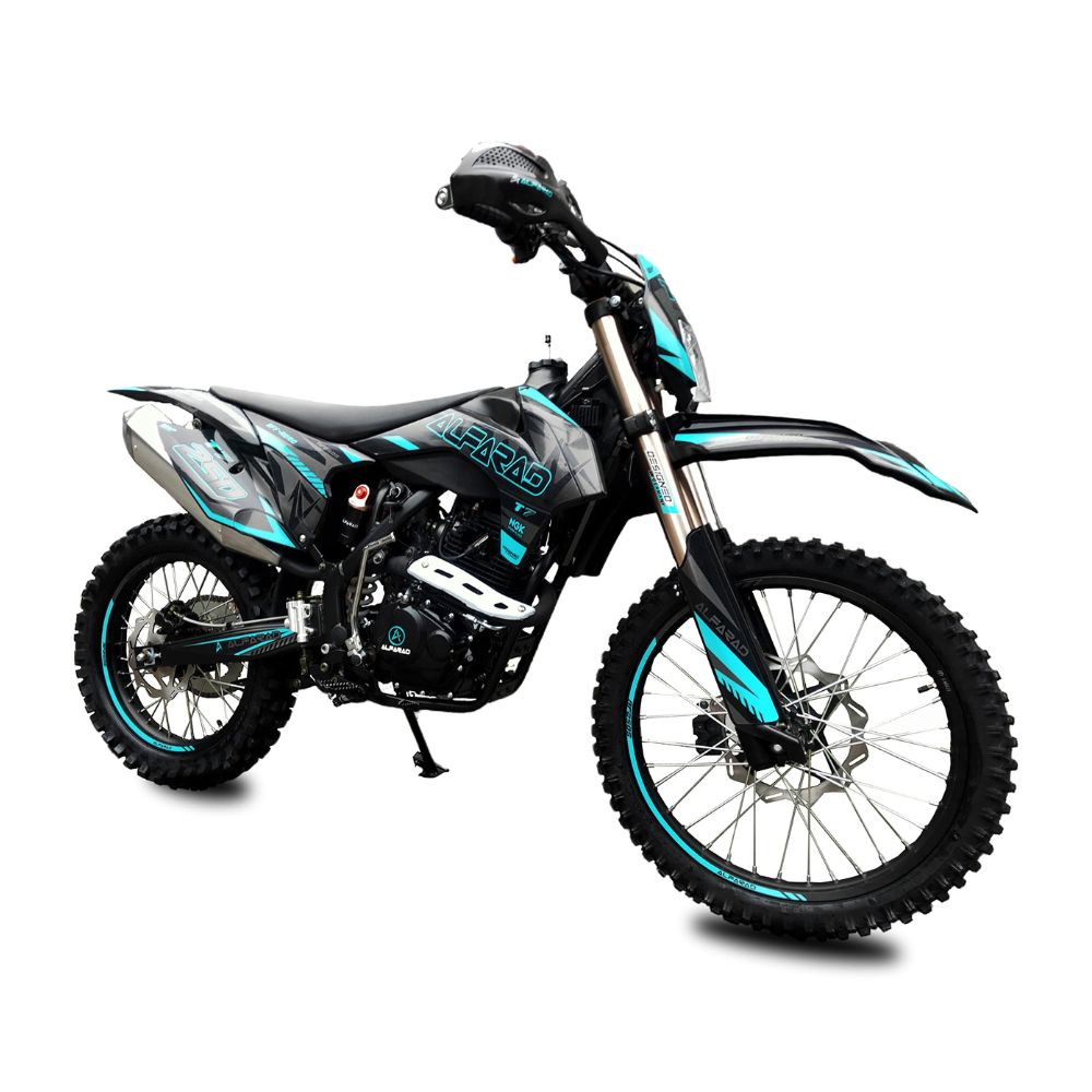 RV-PARTS Alfarad-T7 Crossbike: 20,5 PS, 5-Gang, Elektrostarter & Sportausstattung