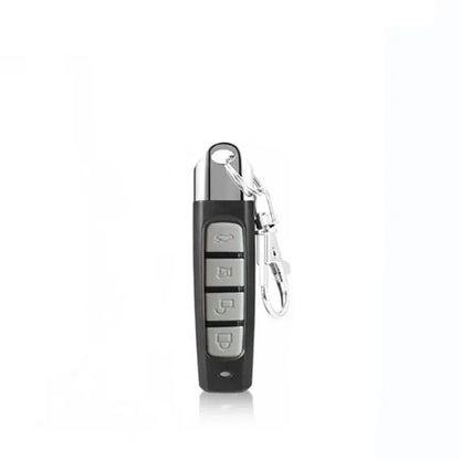 4-in-1 Drahtloser Fernbedienungs-Duplikator für Garagentore und Autoschlüssel | 433 MHz, 4 Tasten, Kopier- und Rolling-Code-Funktion (Grau)