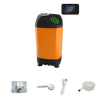 Elektrische Campingdusche-Set mit Digitalanzeige | Ideal für Camping und Reisen