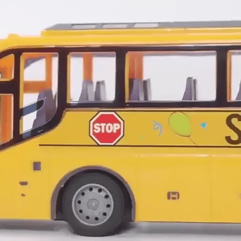 Elektrisches ferngesteuertes Wireless Tourbus (1:30) Modell mit Lichtern (Preview GIF)